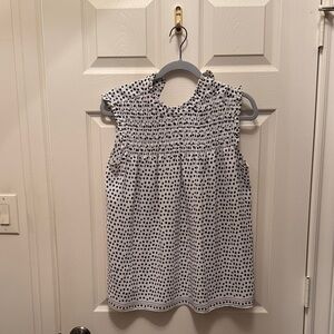 Max Studio Black and White Polka Dot Camisole